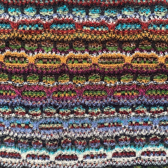 Multicolor Patterned Men's Sweater - Picture 4 of 4